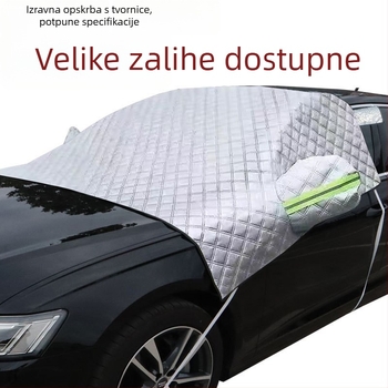 Pokrov snijega za prednje staklo automobila – Angry Horse, srebrna traka, ljepilo za montažu, univerzalna kompatibilnost, 1 kg