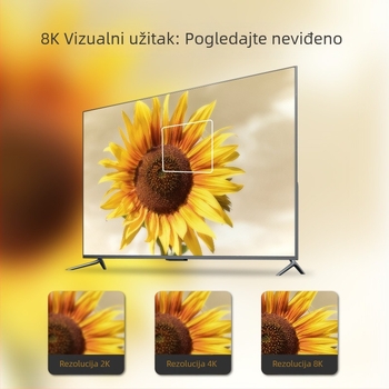ESYNC DP na Mini DisplayPort adapter, podržava 8K@60Hz, izlaz 1×2, kućište od aluminijske legure