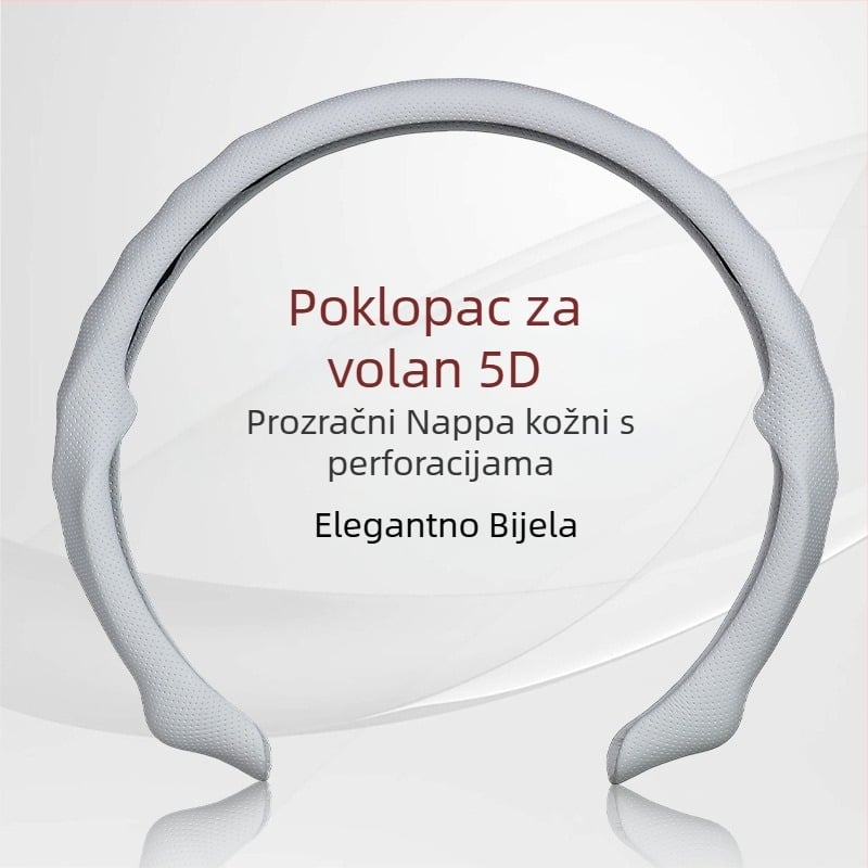 Sportska navlaka za volan od velura, univerzalna prilagodba, za sve sezone