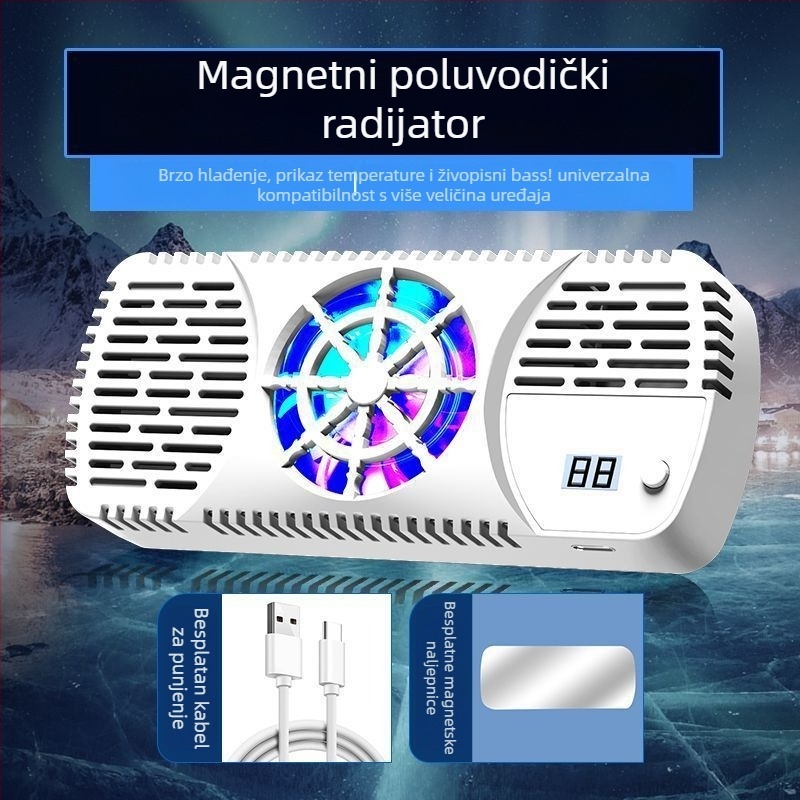 Wind Point Prijenosno računalo magnetski poluvodični trakasti hladnjak