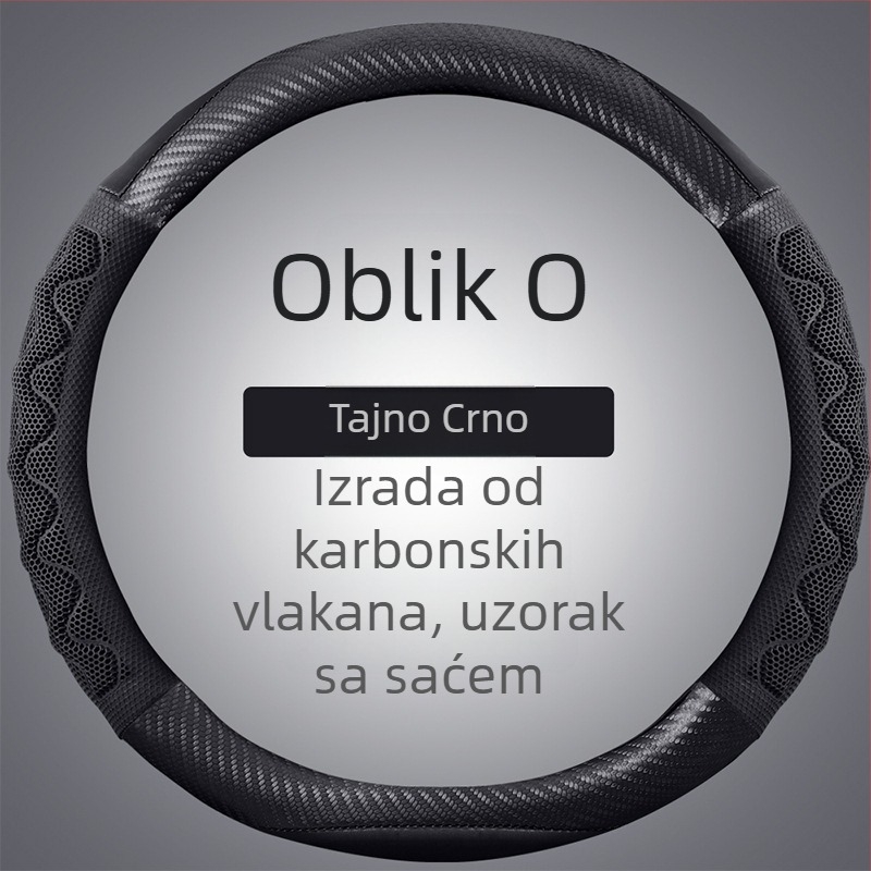 Kožni navlaka za volan s dijamantnim uzorkom, antislip, prozračan, univerzalna ugradnja, marka Aolong
