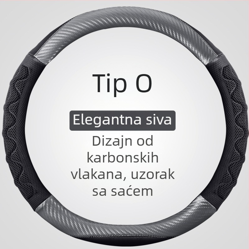 Kožni navlaka za volan s dijamantnim uzorkom, antislip, prozračan, univerzalna ugradnja, marka Aolong