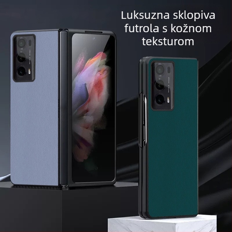 Kućište za Honor MagicV2 od umjetne kože VS2, potpuno pokriće, otporno na padove, podijeljeni dizajn i kućište za sklopivi zaslon
