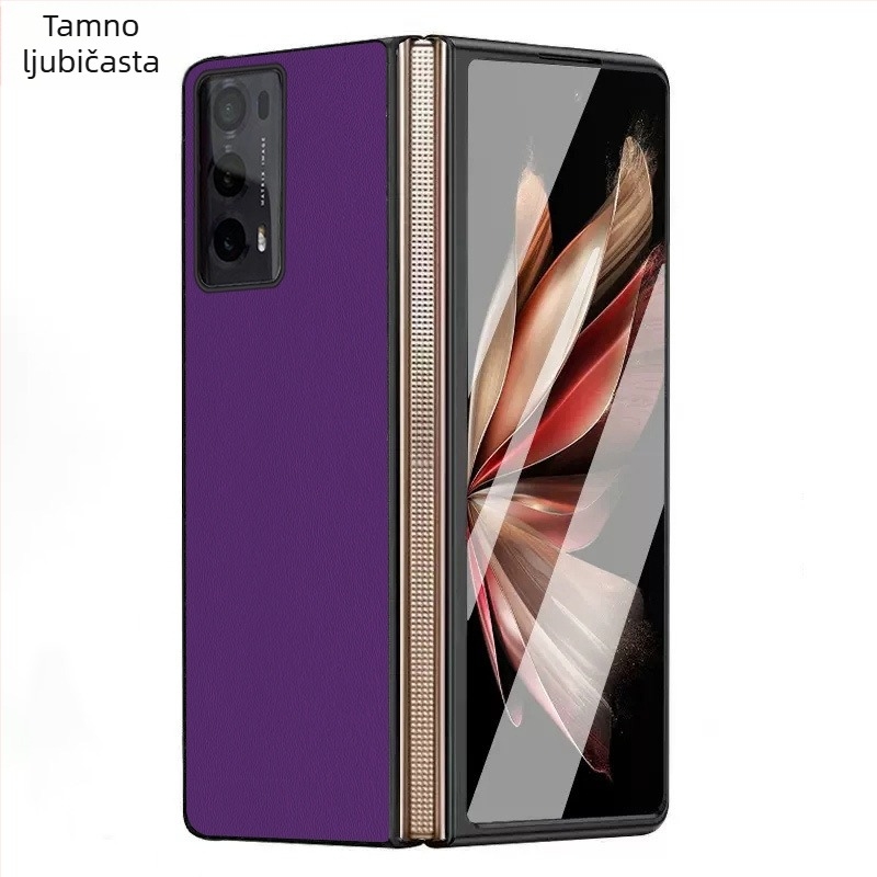 Kućište za Honor MagicV2 od umjetne kože VS2, potpuno pokriće, otporno na padove, podijeljeni dizajn i kućište za sklopivi zaslon