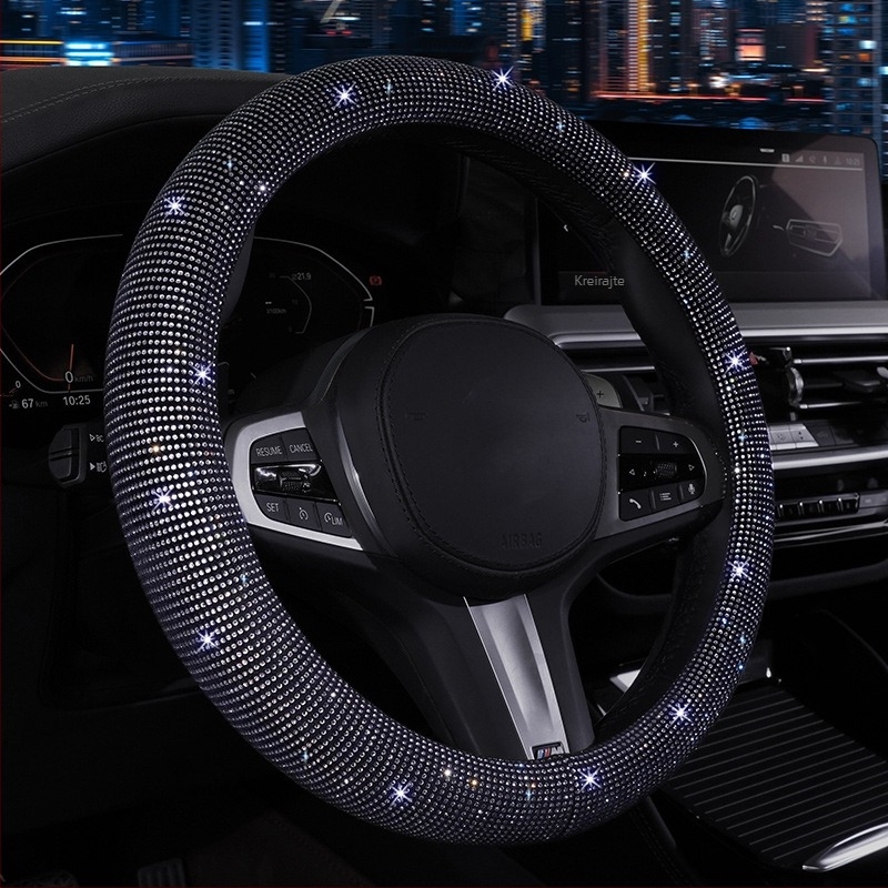Navlaka za volan automobila, univerzalna ugradnja, sve sezone, mogućnost prilagodbe