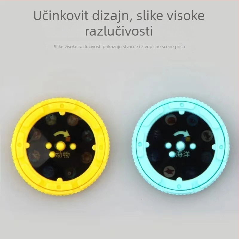 Projekcijska svjetleća igračka za rano obrazovanje – prepoznavanje oblika i učenje brojeva; plastična konstrukcija.