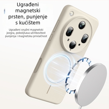 OPPO Find X8 Ultra magnetna futrola od tekućeg silikona – puna zaštita objektiva, sprej završna obrada, otpornost na pad, otporna na habanje, otisci prstiju