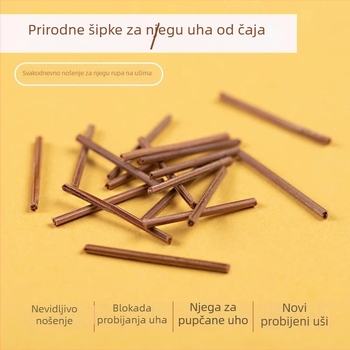 Naušnice s dizajnom čajnog stabljika | Unisex, Pastoralni stil, Svježi i slatki