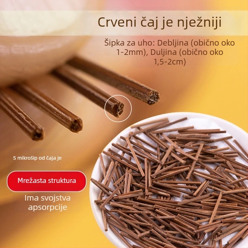 Naušnice s dizajnom čajnog stabljika | Unisex, Pastoralni stil, Svježi i slatki