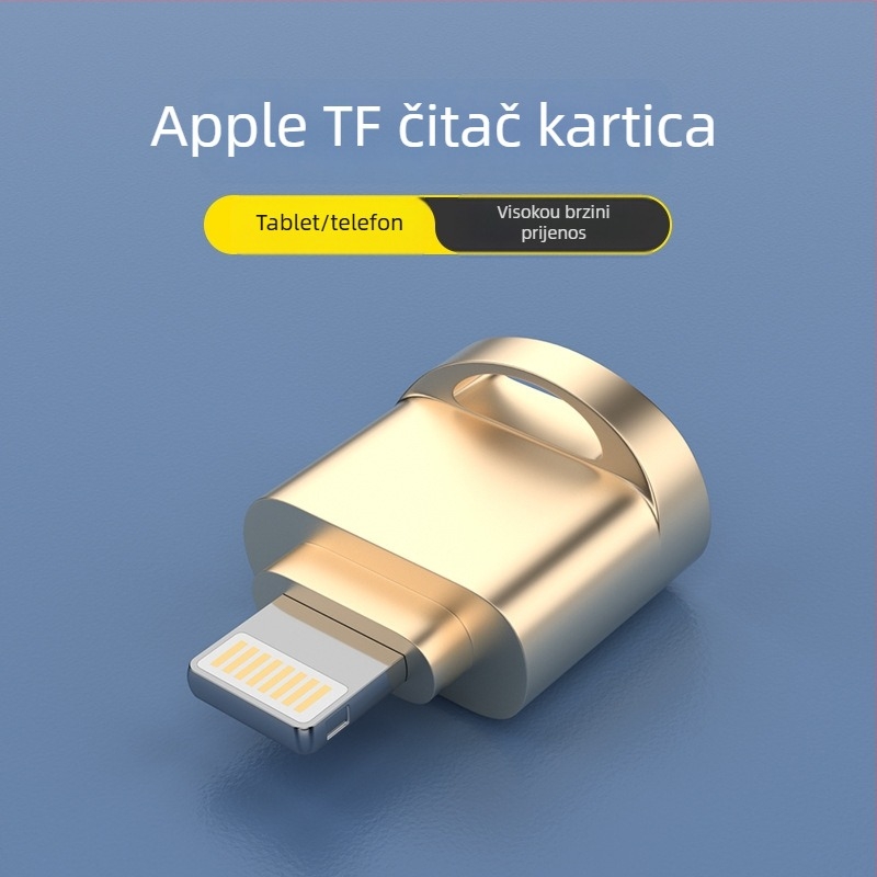 Mini metalni čitač kartica Type-C, visoko brzi OTG 3.0 adapter za TF memorijsku karticu, kompatibilan s Huawei Android