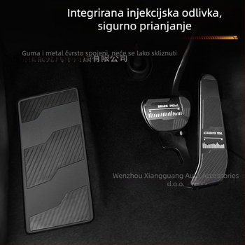 Excitation set pedalja od aluminijske legure za Zhiji LS6, protuklizni pedali gasa i kočnice, prilagodljivo automatskom mjenjaču