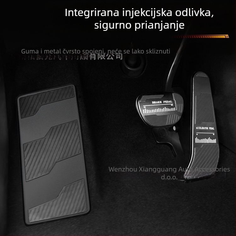 Excitation set pedalja od aluminijske legure za Zhiji LS6, protuklizni pedali gasa i kočnice, prilagodljivo automatskom mjenjaču
