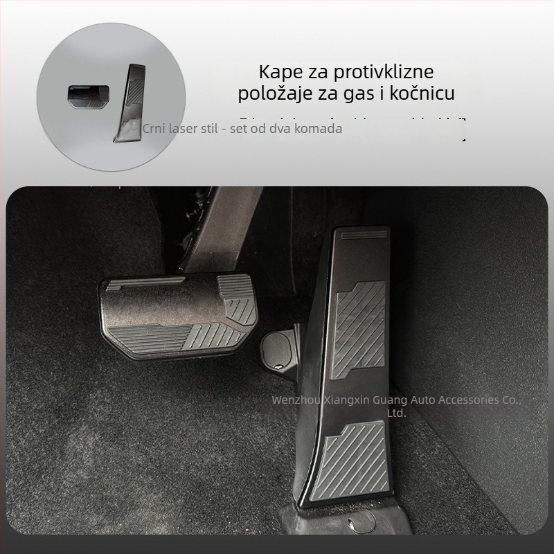 Excitation set pedalja od aluminijske legure za Zhiji LS6, protuklizni pedali gasa i kočnice, prilagodljivo automatskom mjenjaču