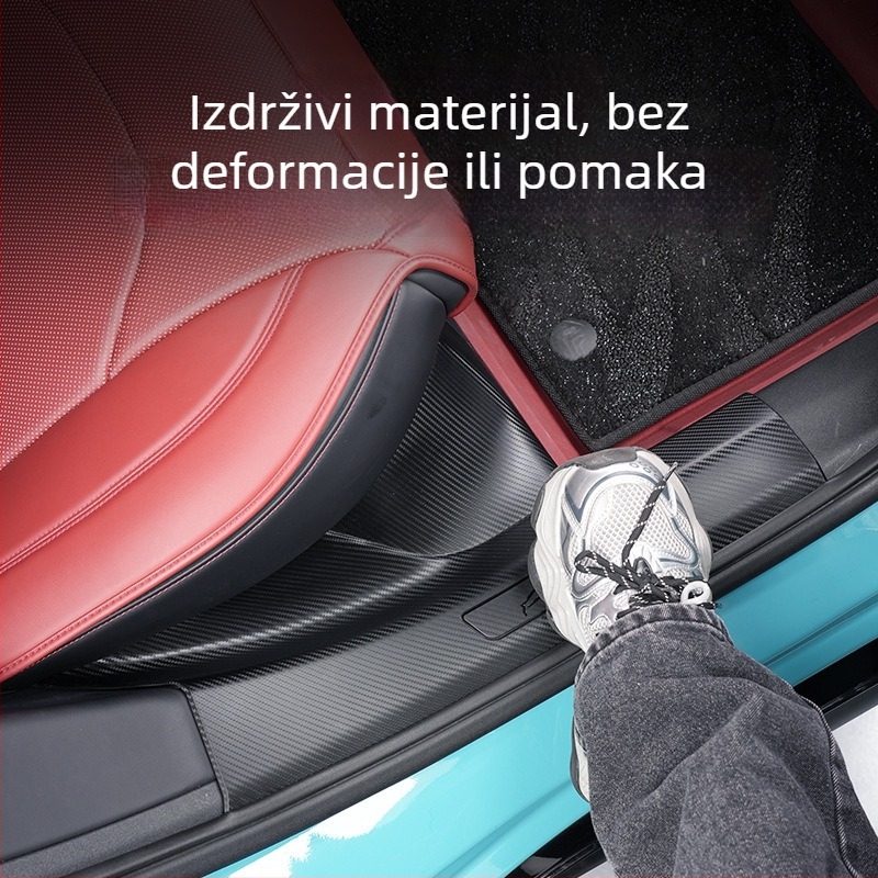 Zaštita praga za SU7/Ultra, karbonska uzorak, bez ljepila, za automatski mjenjač