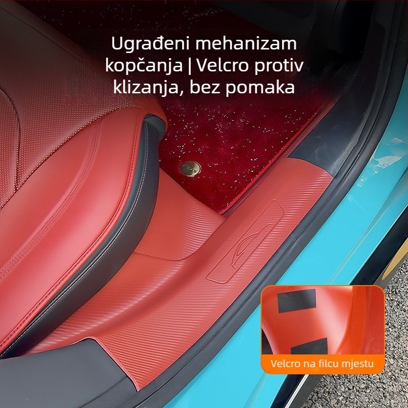 Zaštita praga za SU7/Ultra, karbonska uzorak, bez ljepila, za automatski mjenjač
