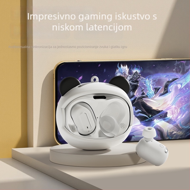Face-Changing Bluetooth slušalice, In-Ear, Bluetooth 5.3, domet 20 m, redukcija šuma, dugotrajna baterija (>8 h), niska latencija za igranje