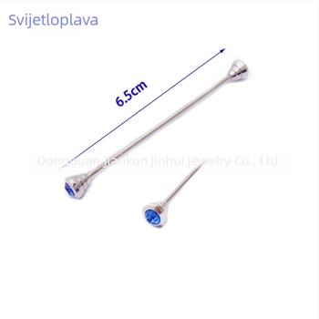 Bakrena spona za ovratnik za muškarce, dijamantna obrada, JK marka