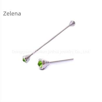 Bakrena spona za ovratnik za muškarce, dijamantna obrada, JK marka