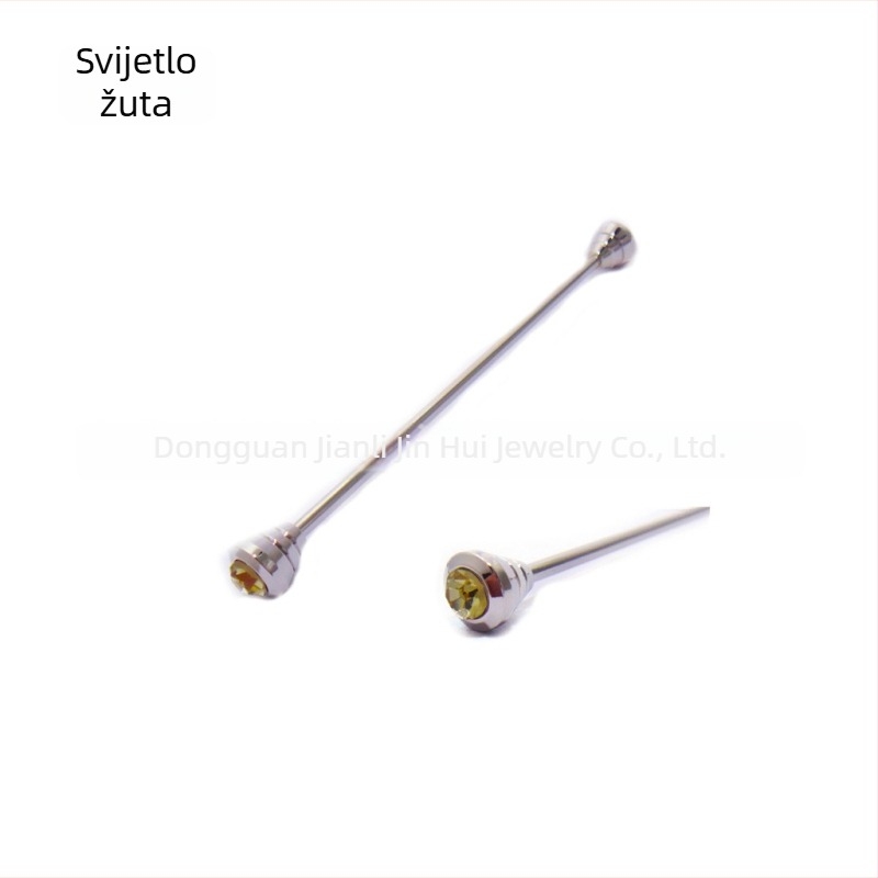 Bakrena spona za ovratnik za muškarce, dijamantna obrada, JK marka