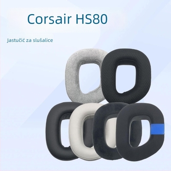Navlaka za slušalice Corsair HS80, izvrsna izrada, prilagođeni uzorci, PE ZIP vrećica.