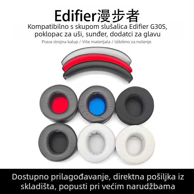 Kožna futrola za Edifier G30S slušalice, model G30S; materijal: Drugo; jednostavna za ugradnju i udobna za nošenje.