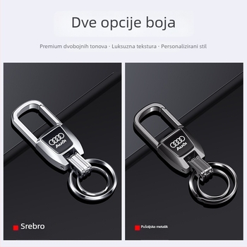 Bohanya aluminijski privezak za Audi A4L/A6L/Q2L/A3L/A7/A8L/Q5L/Q3 – Trend stil, prilagodljiv