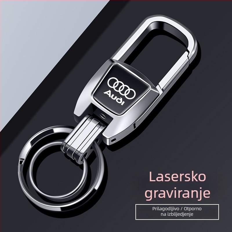 Bohanya aluminijski privezak za Audi A4L/A6L/Q2L/A3L/A7/A8L/Q5L/Q3 – Trend stil, prilagodljiv