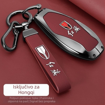 Kryt ključa Hongqi HS5, cinkova legura, retro stil