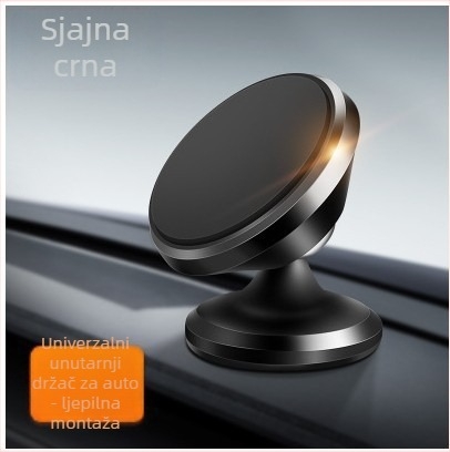 Magnetski držač automobila za telefon s klipom za ventilaciju - Snap-On, aluminijska legura, držač navigacije