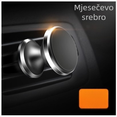 Magnetski držač automobila za telefon s klipom za ventilaciju - Snap-On, aluminijska legura, držač navigacije