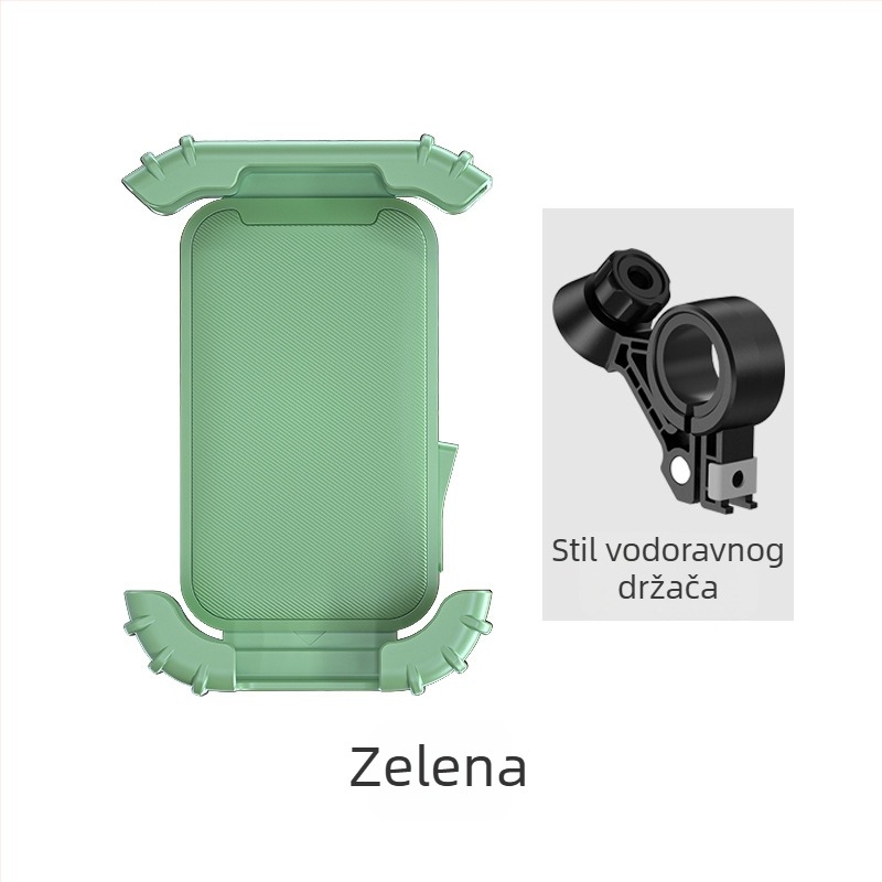 Držač za telefon za motocikl s navigacijskim nosačem, otporan na udarce, izrađen od legure, mogućnost prilagođavanja brenda