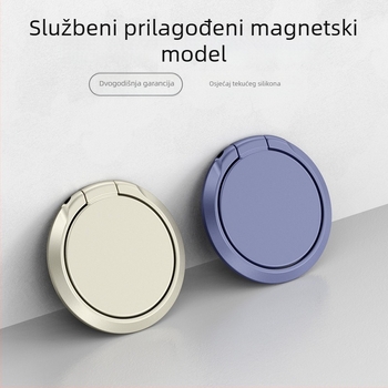 Držač za mobitel s prstenom - model Liquid silicone ring buckle, materijal legura, prilagodba, opća kompatibilnost