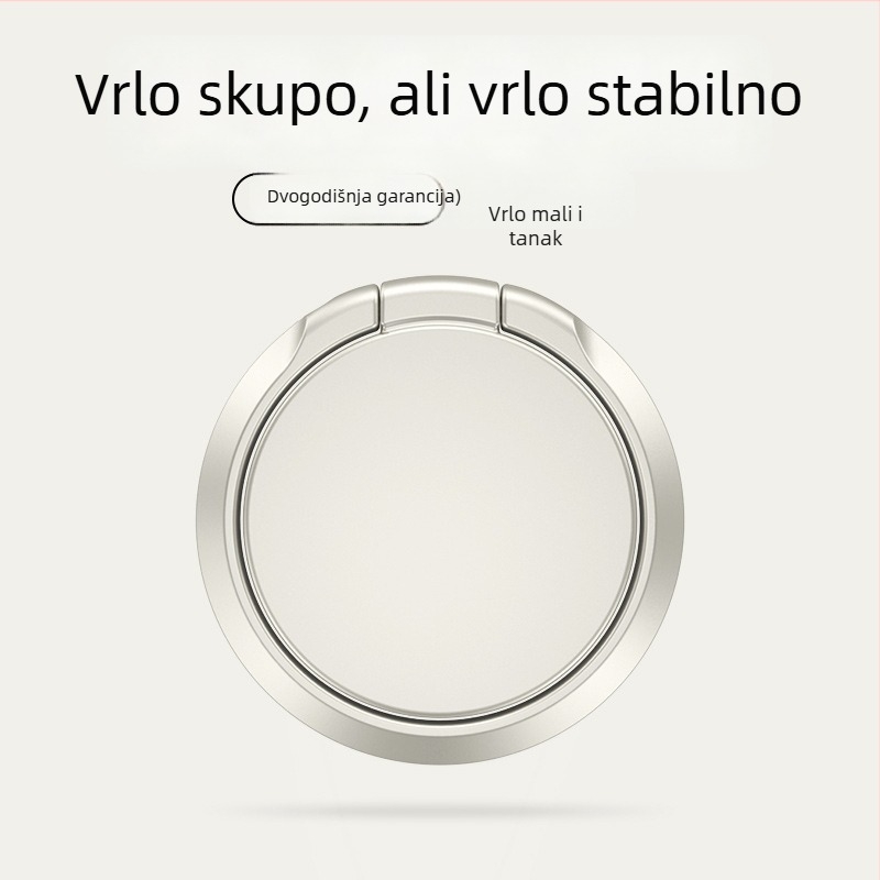 Držač za mobitel s prstenom - model Liquid silicone ring buckle, materijal legura, prilagodba, opća kompatibilnost