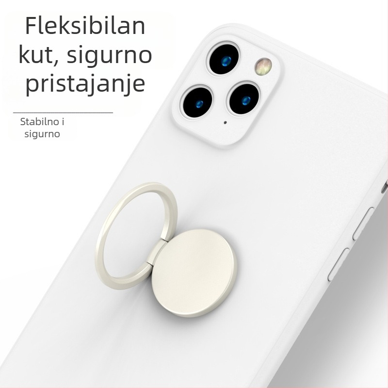 Držač za mobitel s prstenom - model Liquid silicone ring buckle, materijal legura, prilagodba, opća kompatibilnost