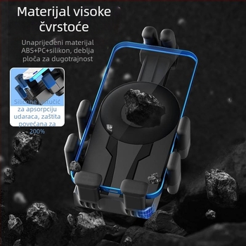 Držač za telefon za bicikl i motocikl (Airbag protiv vibracija, Plastika, Jednostavan dizajn)
