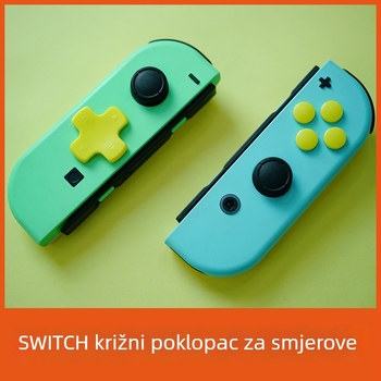 Poklopci tipki Switch Joy-Con za D-pad križ i kružni gumb (ABS, model aksw-016, 20 g)
