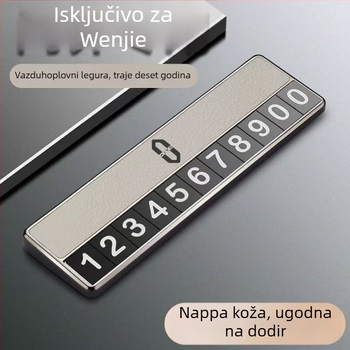 Elektronička unutarnja dekoracija za Huawei parkirnu pločicu M9N7, metalna, prilagodba dostupna, tisak logotipa moguć