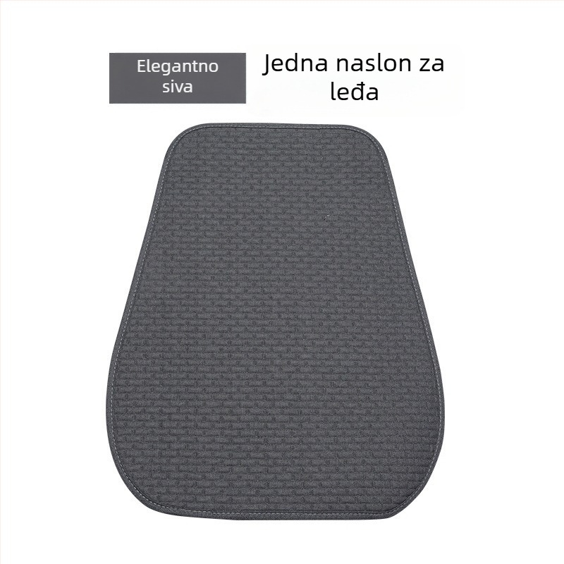 Auto jastuk za sjedalo, trodijelni set, stražnje sjedalo, sve sezone, površina od poliestera