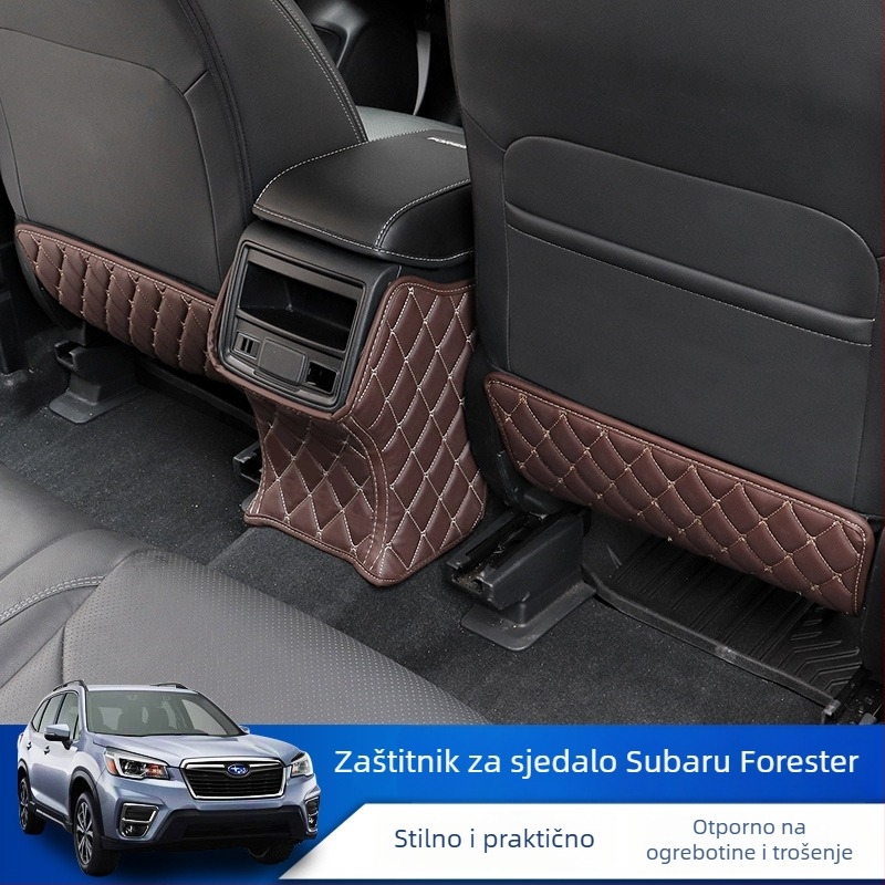 Mata za zaštitu sjedala od udara za Subaru Forester 2019-2024 - Koža, model 19 Forest seat anti-kick