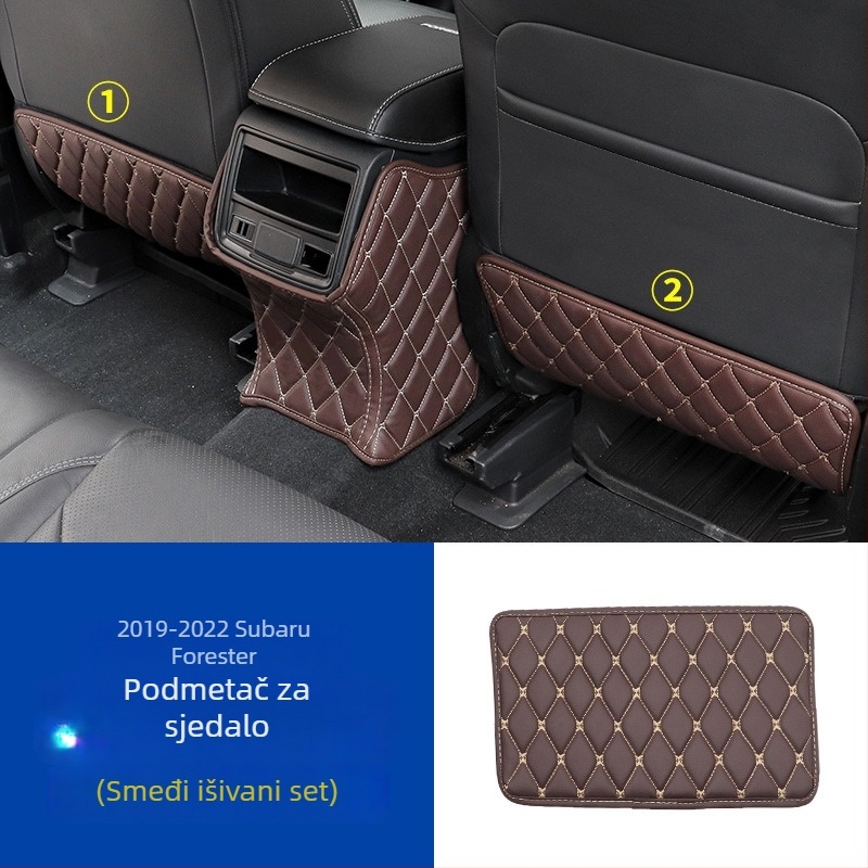 Mata za zaštitu sjedala od udara za Subaru Forester 2019-2024 - Koža, model 19 Forest seat anti-kick