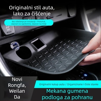 Silikonska podloga za skladištenje u središnjoj konzoli Toyota RAV4 2020-2023 – Rongfang Weilanda zaštitna podloga