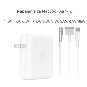 PD punjač za Apple prijenosna računala, Remember ouqi, USB-C Power Delivery, snaga 30W/61W/87W/67W/70W/96W/140W, OEM proizvodnja