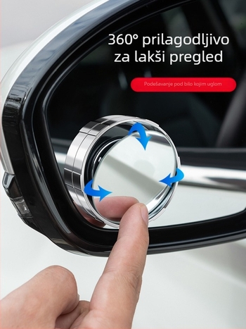 Mali okrugli retrovizor za Southeast vozila, ultra-clear, kompatibilan s V3 Lingyue, Dx3Dx7 Lingzhi i V5 Lingzhi