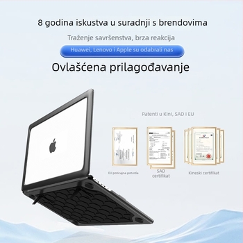 Zaštitno kućište za MacBook Air – plastični kućište, otporno na padove, kompatibilno s MacBook Air, ovlaštene privatne marke