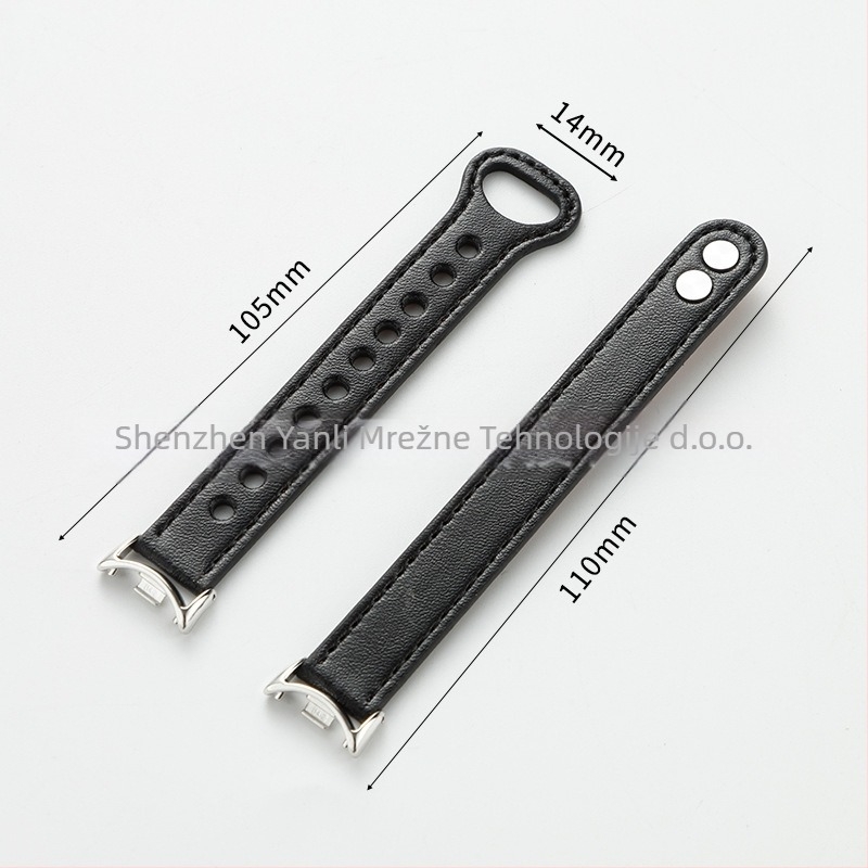 Remen za sat Xiaomi od prave kože s dvostrukom kopčom – kompatibilan s Xiaomi Watch Standard Edition, 5,5 g