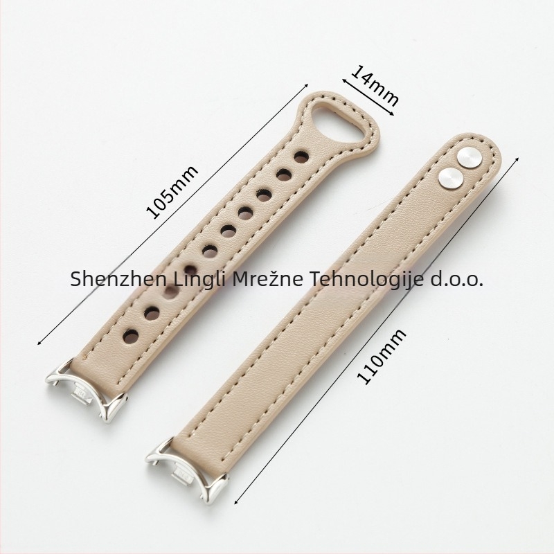 Remen za sat Xiaomi od prave kože s dvostrukom kopčom – kompatibilan s Xiaomi Watch Standard Edition, 5,5 g