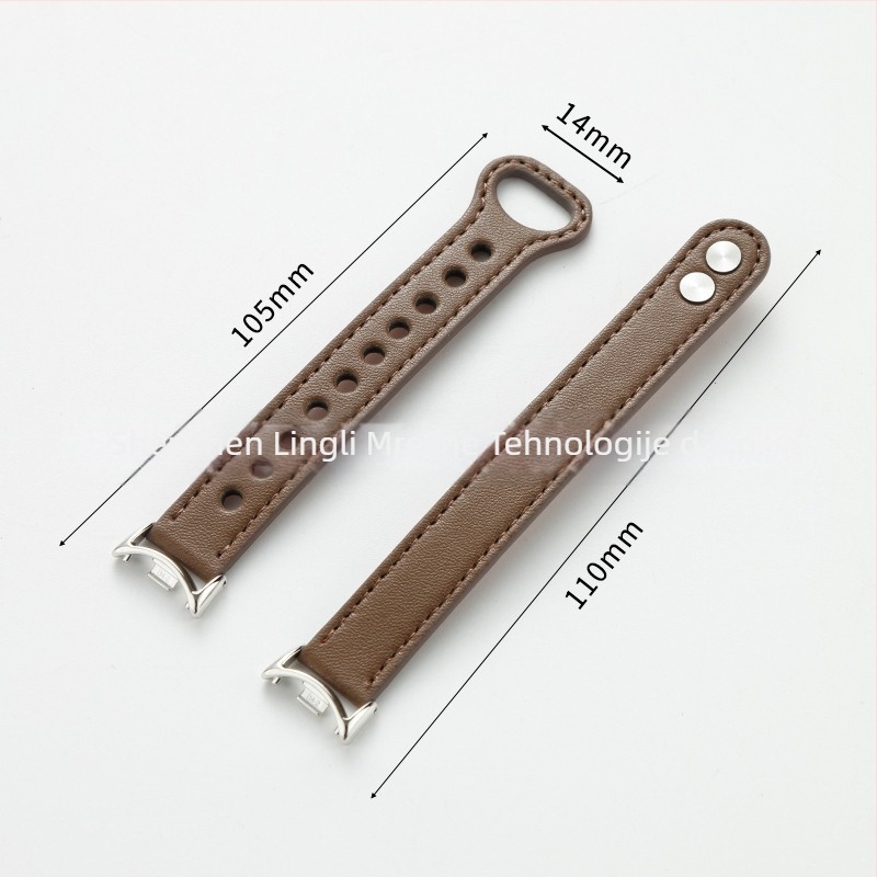 Remen za sat Xiaomi od prave kože s dvostrukom kopčom – kompatibilan s Xiaomi Watch Standard Edition, 5,5 g