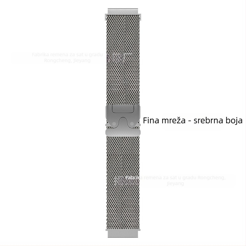 Apple Ultra2 Milanese čelični remen za sat s padobranskim kopčom (53 g; Sučelje: prilagođene veličine; Kopča: kopča; Materijal: nehrđajući čelik; Stil: moderan)