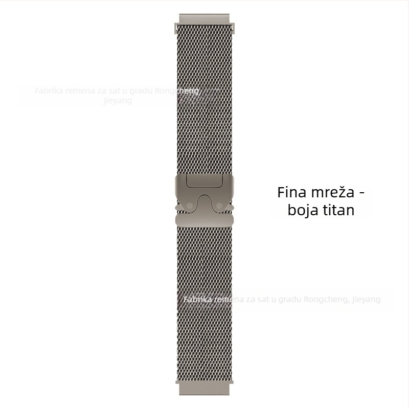 Apple Ultra2 Milanese čelični remen za sat s padobranskim kopčom (53 g; Sučelje: prilagođene veličine; Kopča: kopča; Materijal: nehrđajući čelik; Stil: moderan)