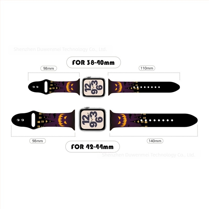 Apple Watch silikonska narukvica – otisnuti uzorak, prehrambeni silikon, 22 mm sučelje, 20 g